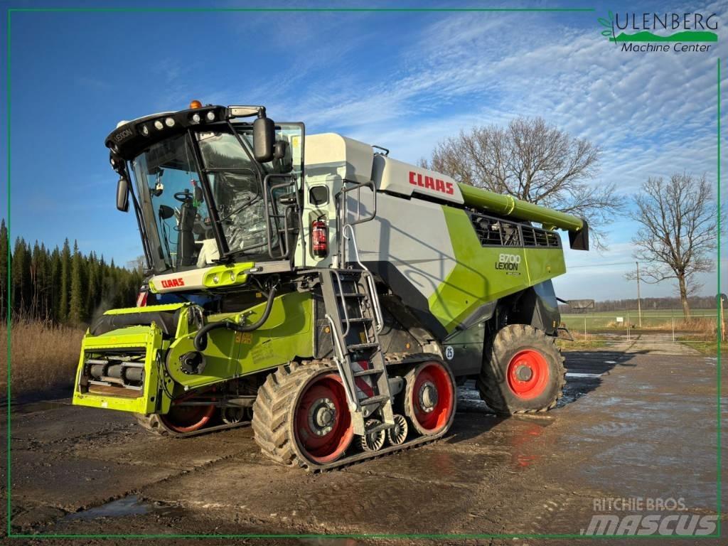 CLAAS Lexion 8700 TT Ražas novākšanas kombaini