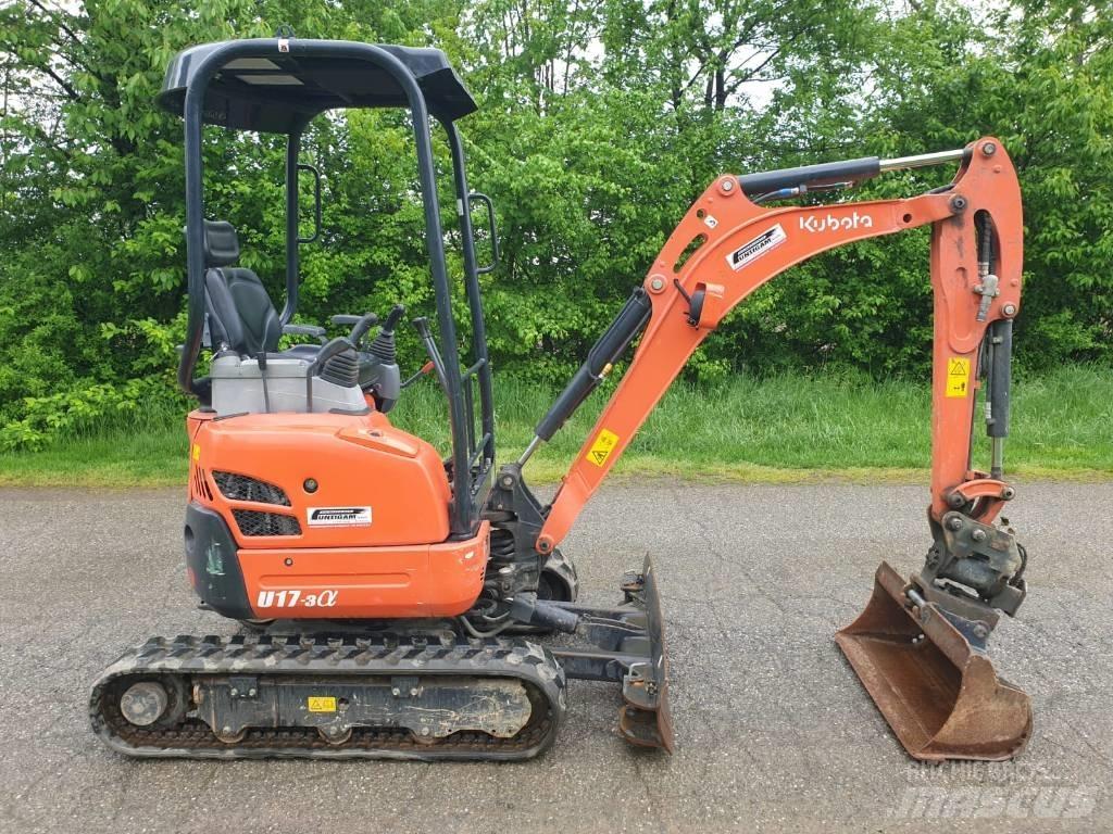 Kubota U 17-3a Mini ekskavatori < 7 t