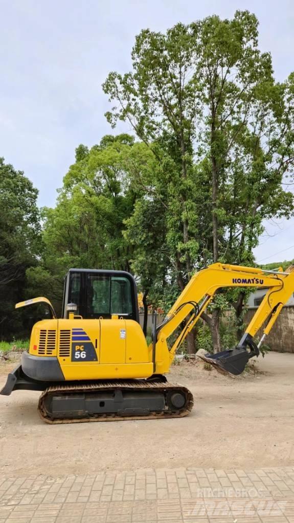 Komatsu pc56 Kāpurķēžu ekskavatori