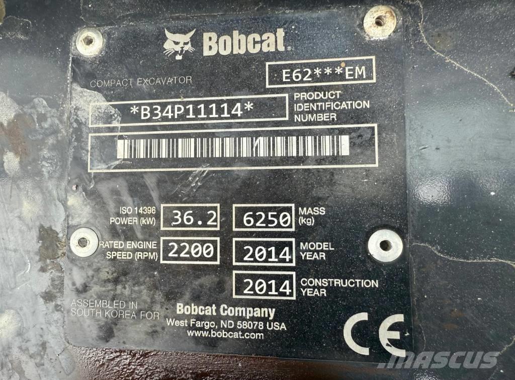 Bobcat E 62 Mini ekskavatori < 7 t