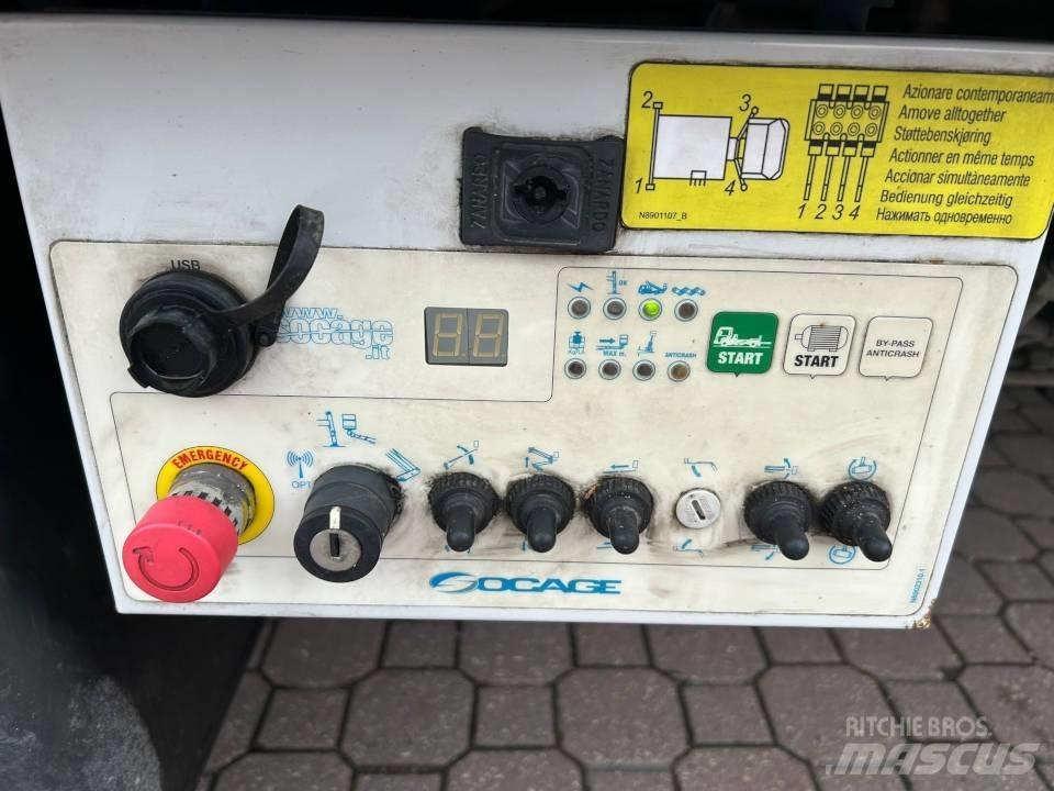 Socage 20D Pacēlāji uz automašīnas bāzes