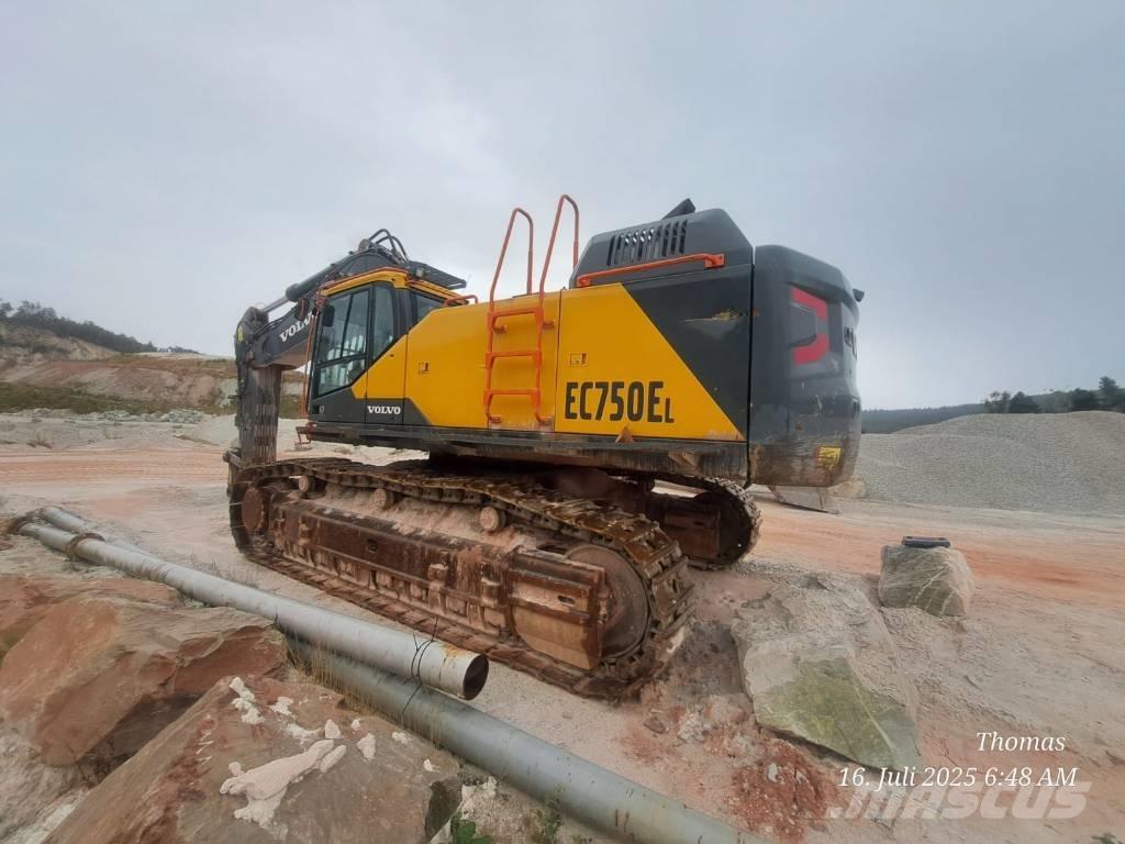 Volvo EC750EL Kāpurķēžu ekskavatori