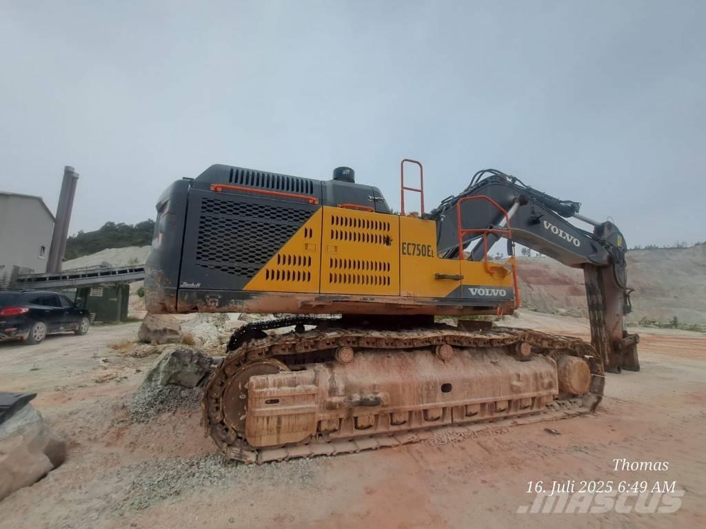 Volvo EC750EL Kāpurķēžu ekskavatori