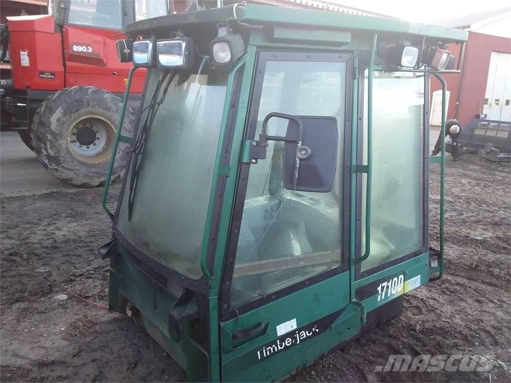 Timberjack 1710d Kabīnes un interjers