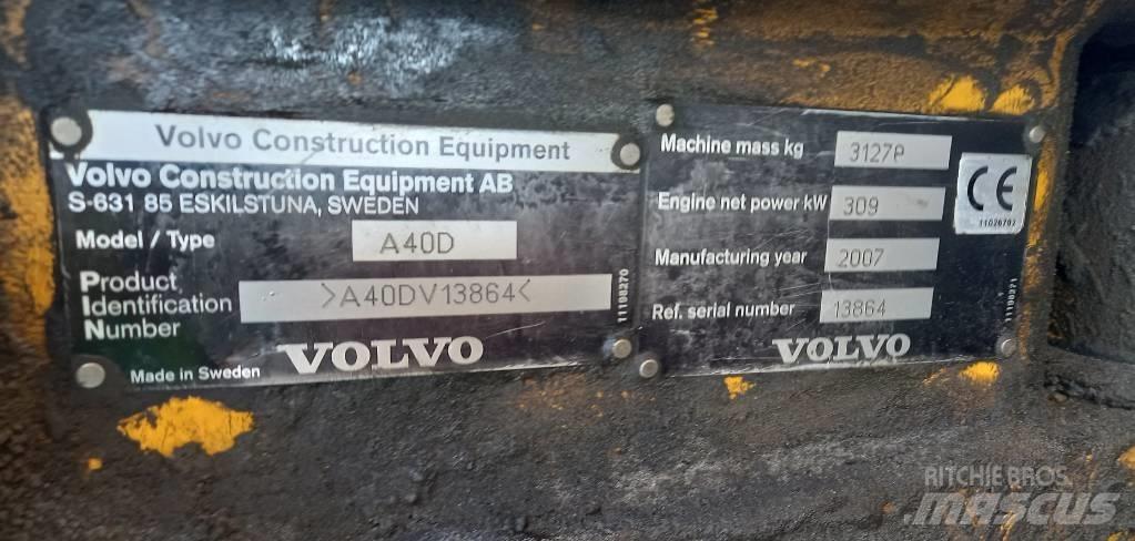 Volvo A 40 D Artikulētie pašizgāzēji