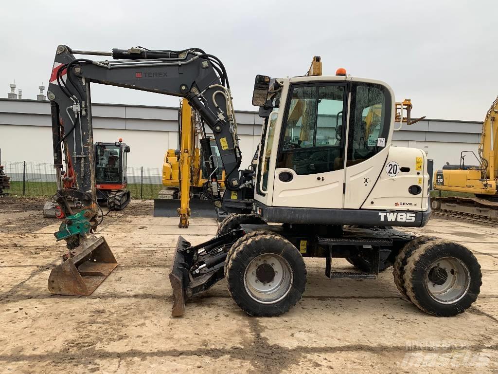 Terex TW 85 Ekskavatori uz riteņiem