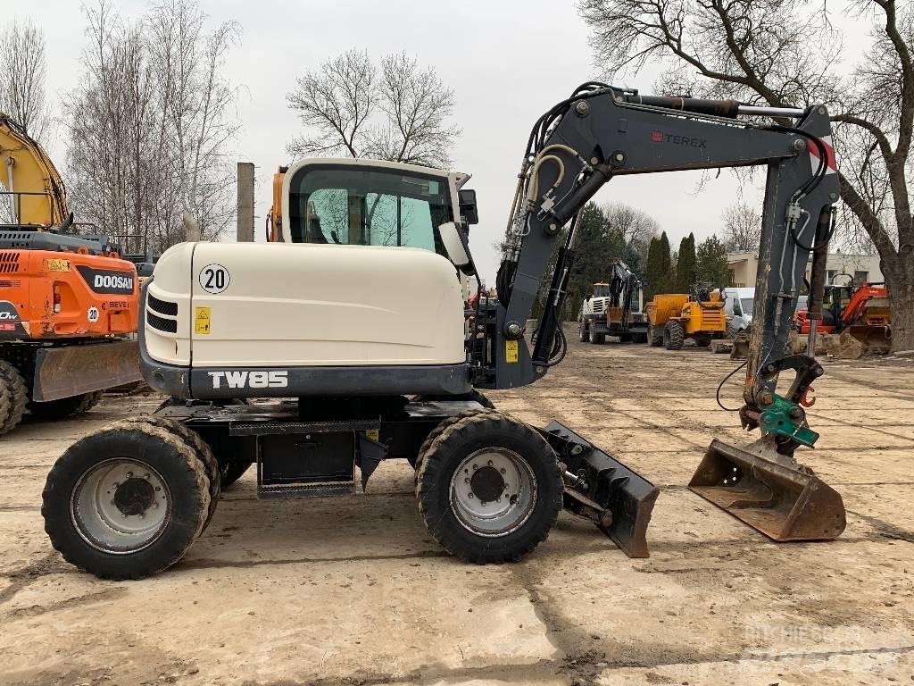 Terex TW 85 Ekskavatori uz riteņiem