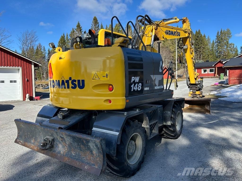 Komatsu PW 148-10 Ekskavatori uz riteņiem
