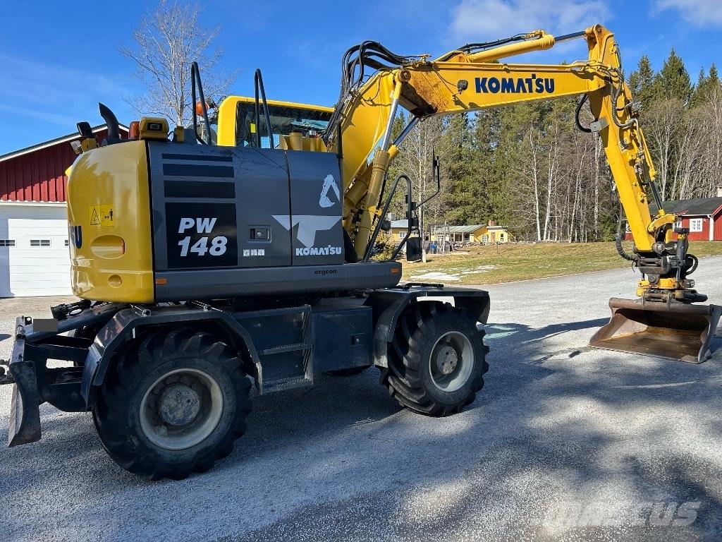 Komatsu PW 148-10 Ekskavatori uz riteņiem