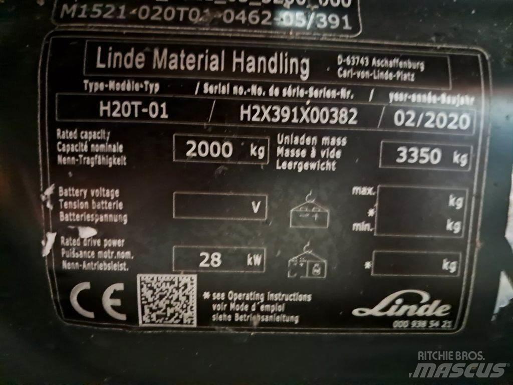 Linde H20T-01 LPG tehnika