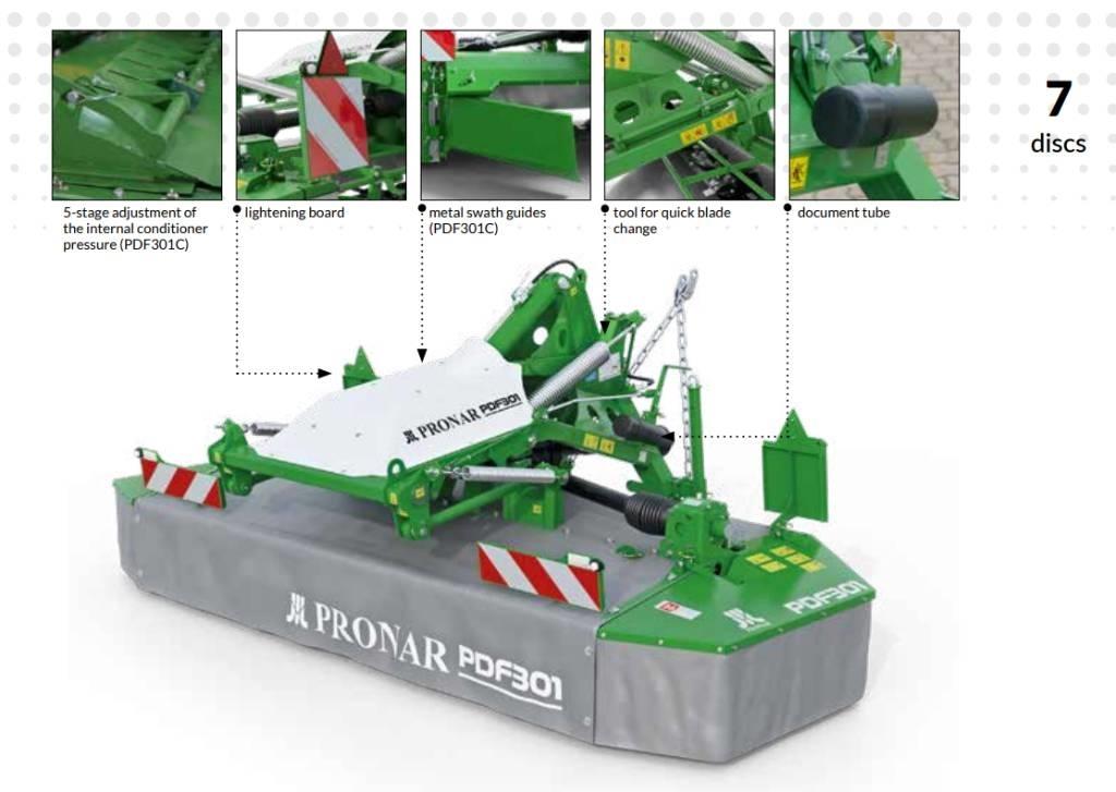 Pronar PDF301 Pļaujmašīnas