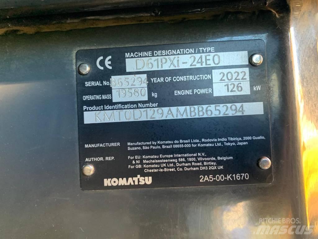 Komatsu D61PXi-24E0 Kāpurķēžu buldozeri