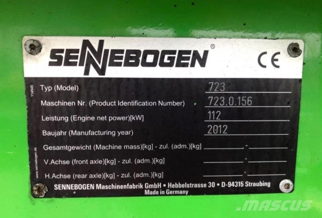 Sennebogen 723 Iekrāvēji uz riteņiem