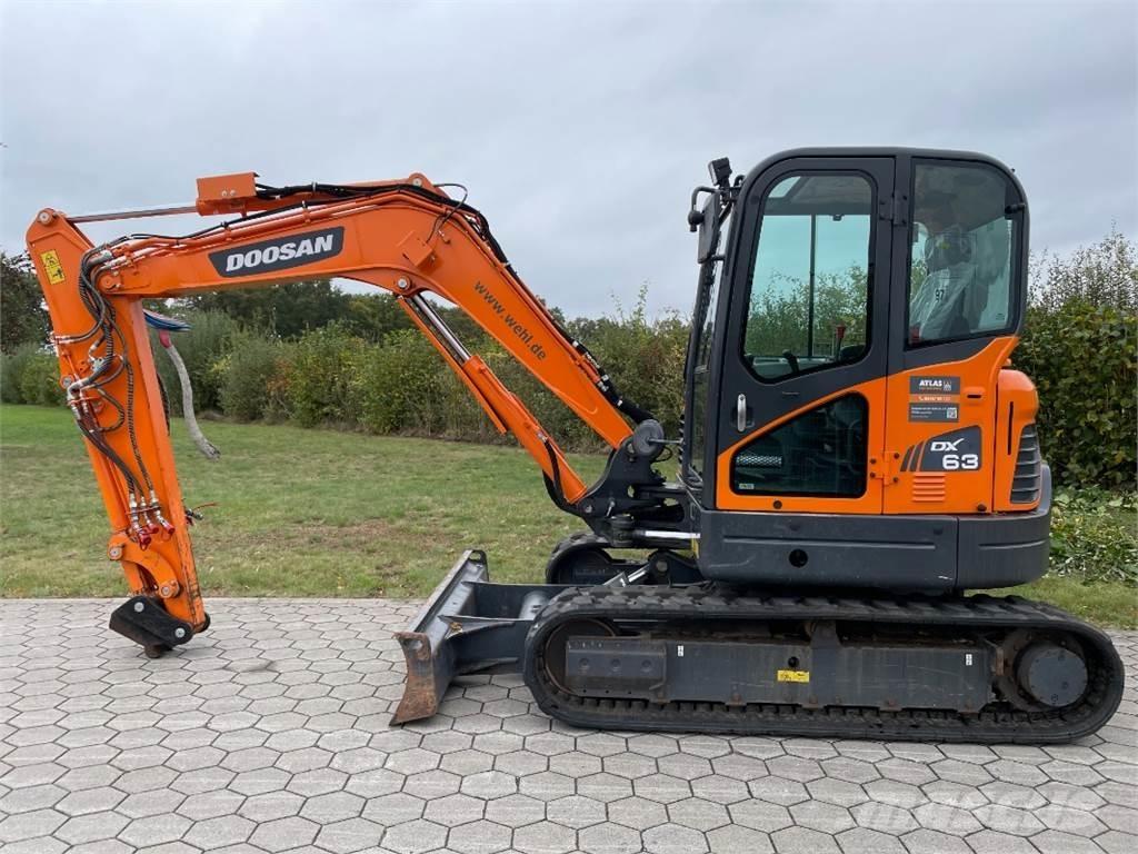 Doosan DX63-3 Mini ekskavatori < 7 t