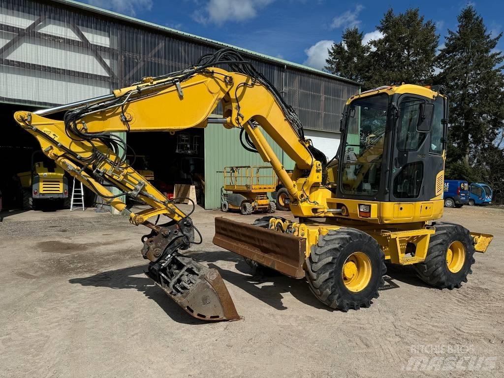 Komatsu PW 98 MR-8 Ekskavatori uz riteņiem