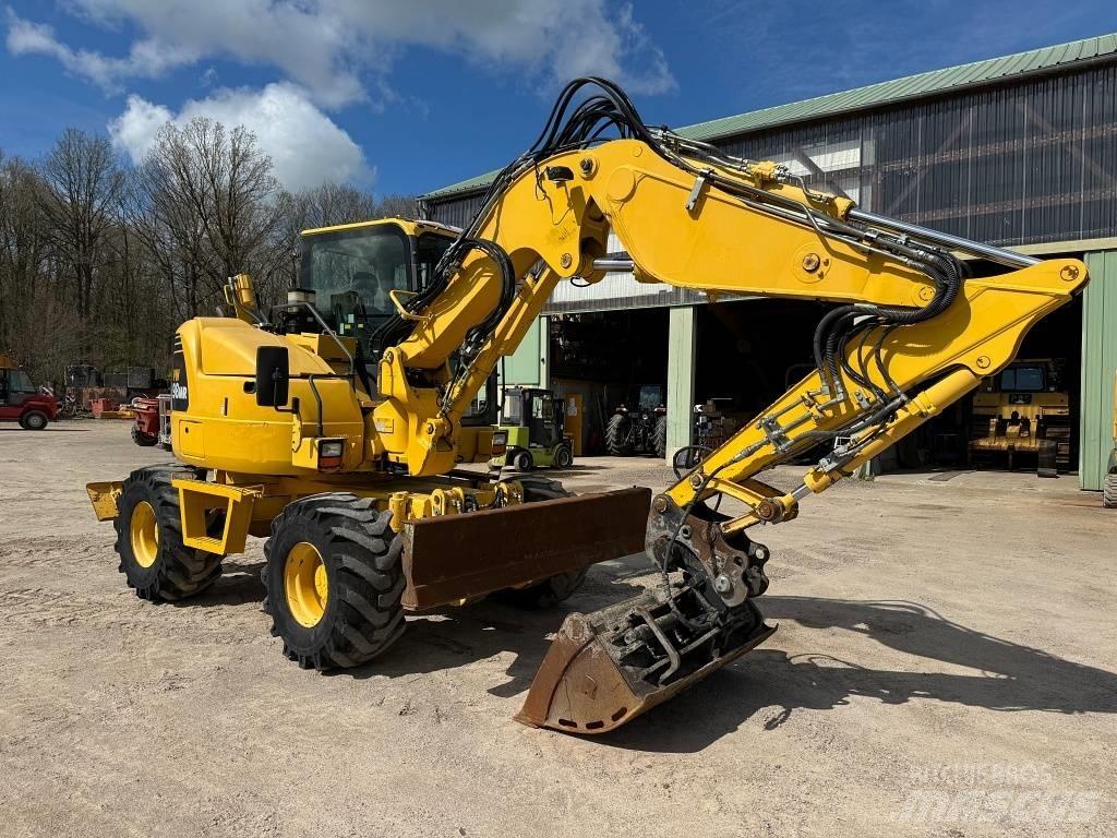 Komatsu PW 98 MR-8 Ekskavatori uz riteņiem