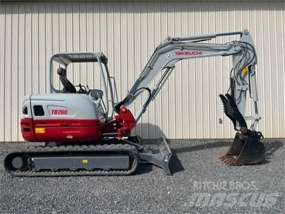 Takeuchi TB260 Kāpurķēžu ekskavatori