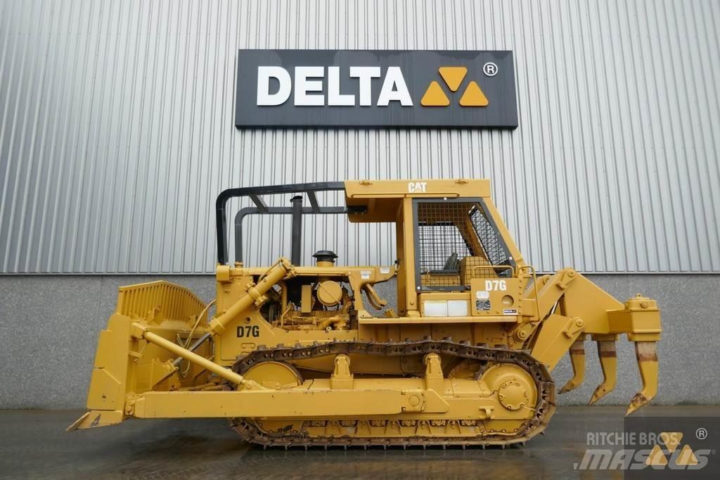 CAT D7G Ex-army Kāpurķēžu buldozeri