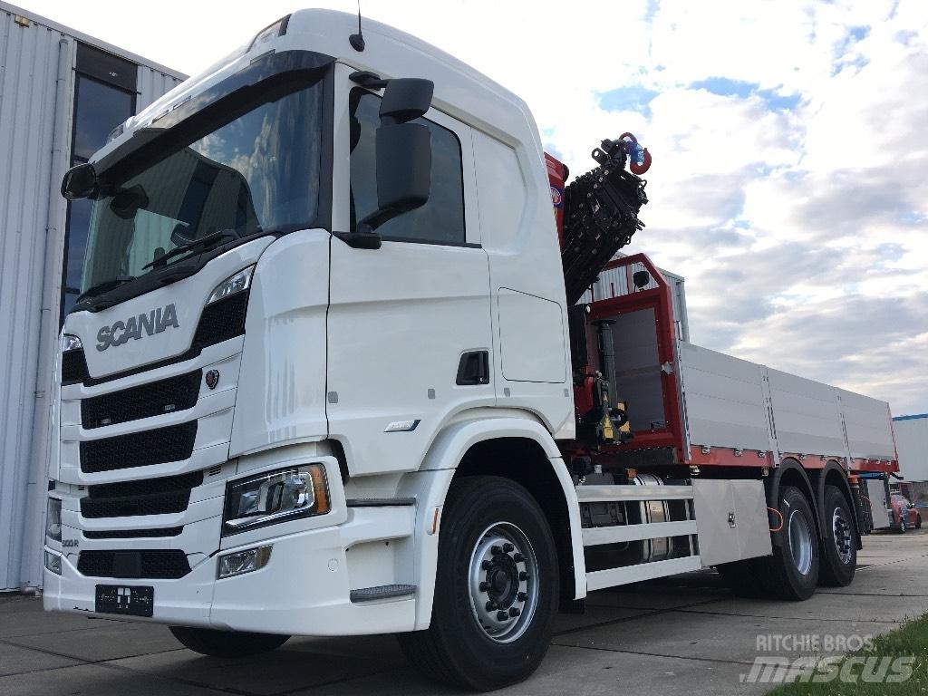 Scania R 500 LB Smagās mašīnas ar celtni