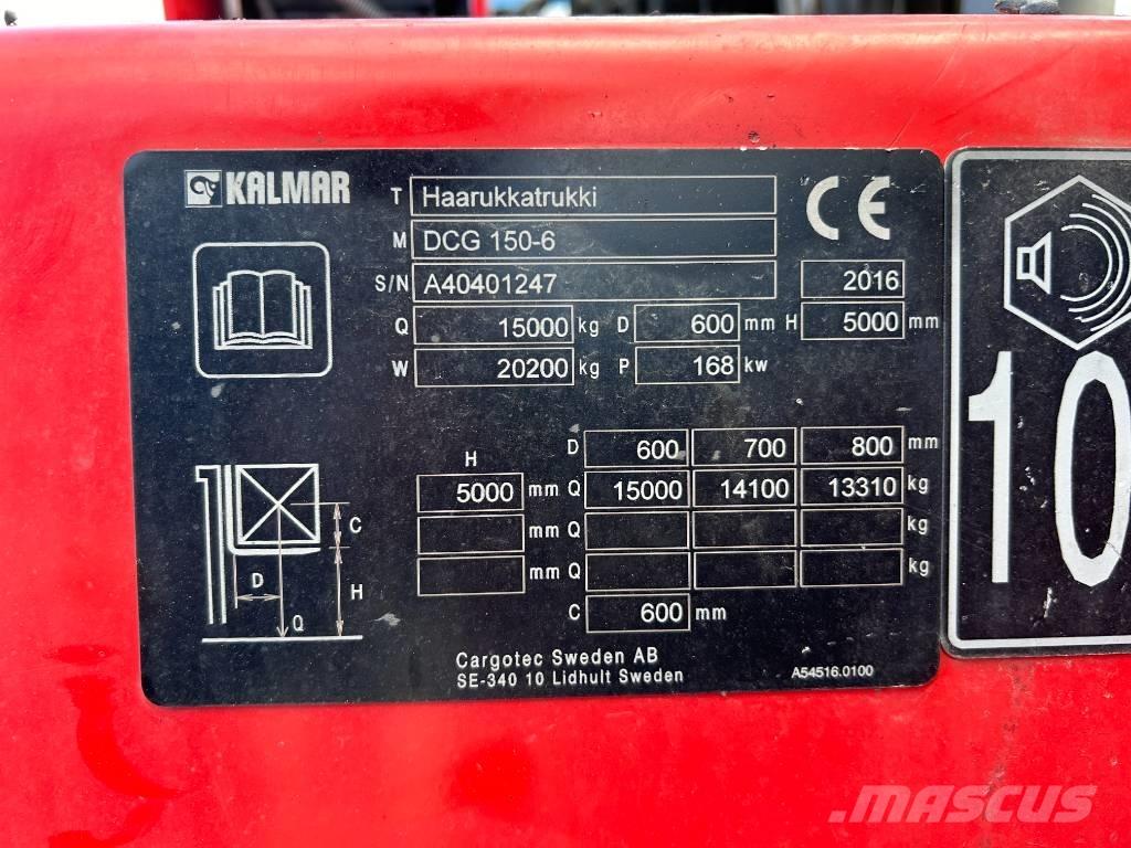 Kalmar DCG150-6 Tehnika ar dīzeļa dzinēju