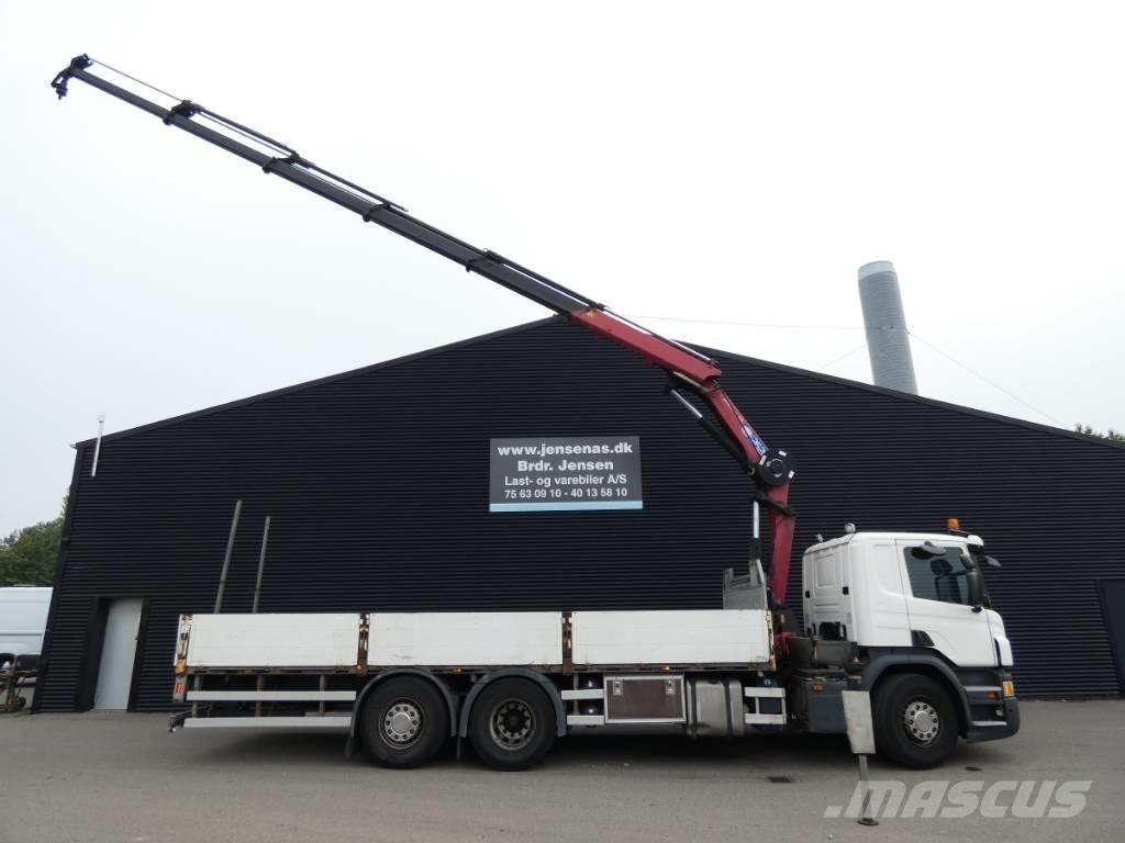 Scania P 360 Smagās mašīnas ar celtni