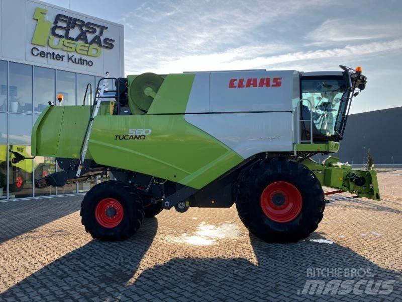 CLAAS TUCANO 560 Ražas novākšanas kombaini