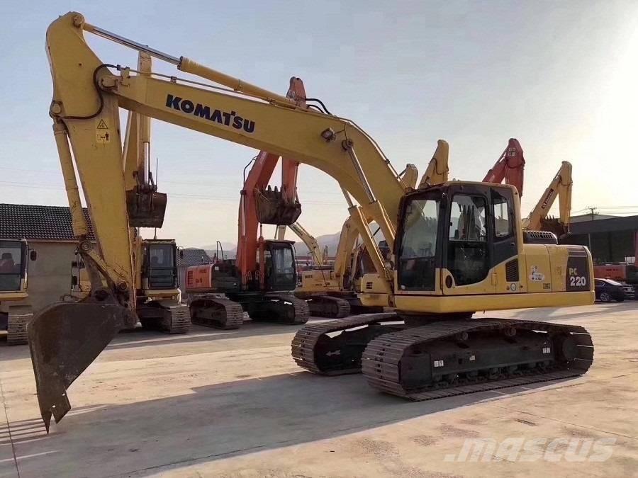 Komatsu pc220-7 Kāpurķēžu ekskavatori