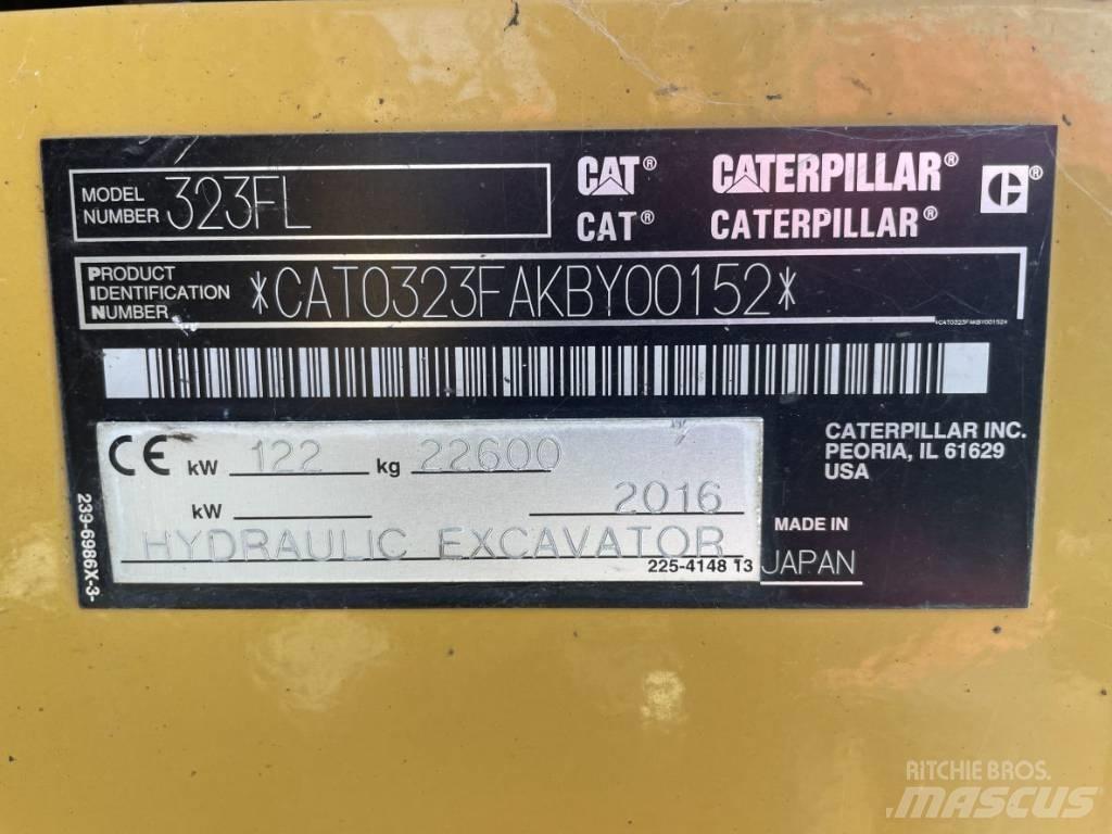 CAT 323F L Kāpurķēžu ekskavatori