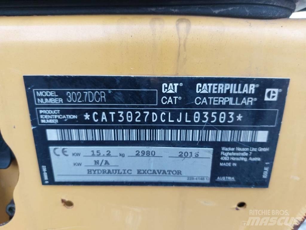 CAT 302.7 D CR Mini ekskavatori < 7 t