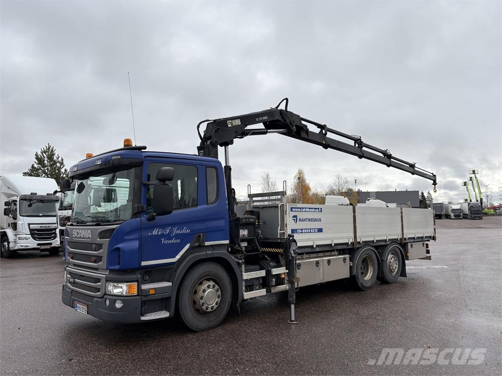 Scania P360 6x2*4 Smagās mašīnas ar celtni