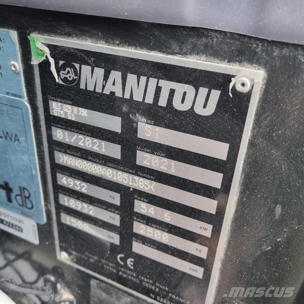 Manitou MLT 625-75 H Teleskopiskie manipulatori