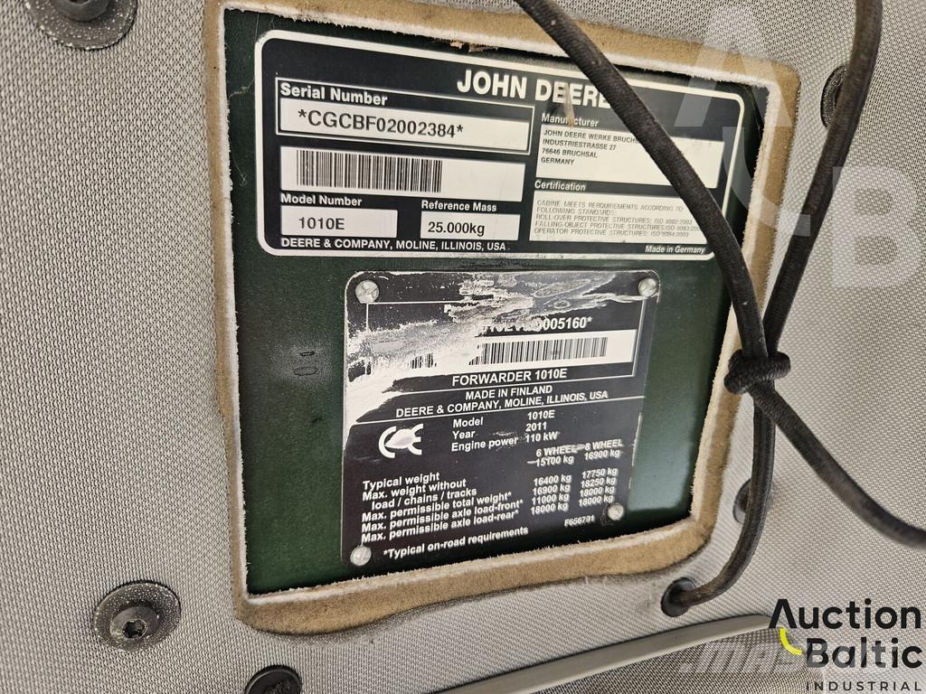 John Deere 1010 E Forvarderi