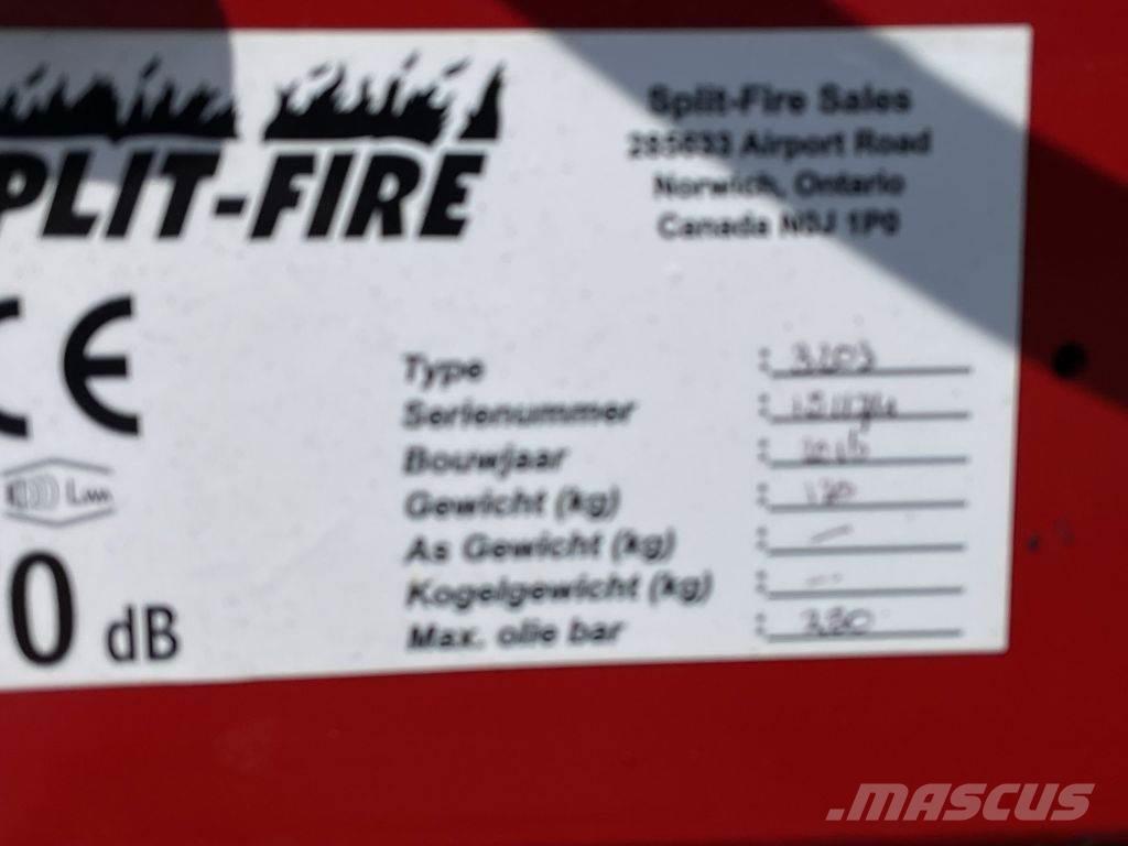 Split-Fire 3203 Koka šķēlēji, frēzes, šķeldotāji