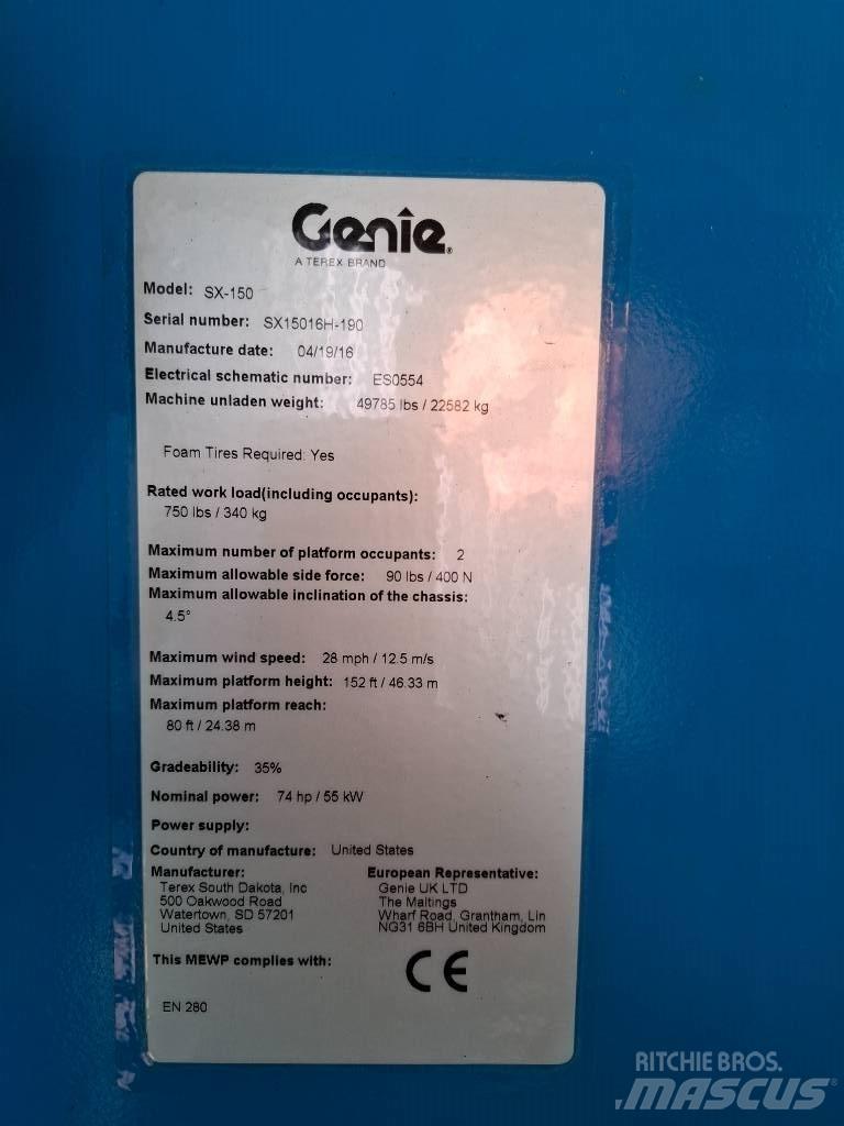 Genie SX 150 Teleskopiskie pacēlāji