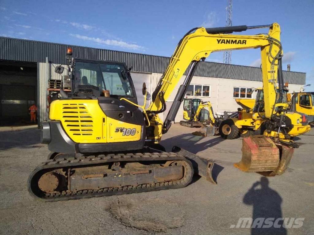Yanmar SV 100-2A Vidēja lieluma ekskavatori 7 t - 12 t