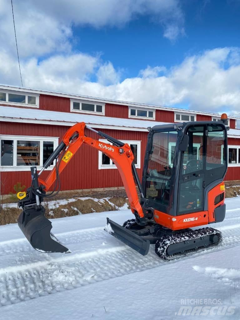 Kubota KX016-4 Mini ekskavatori < 7 t