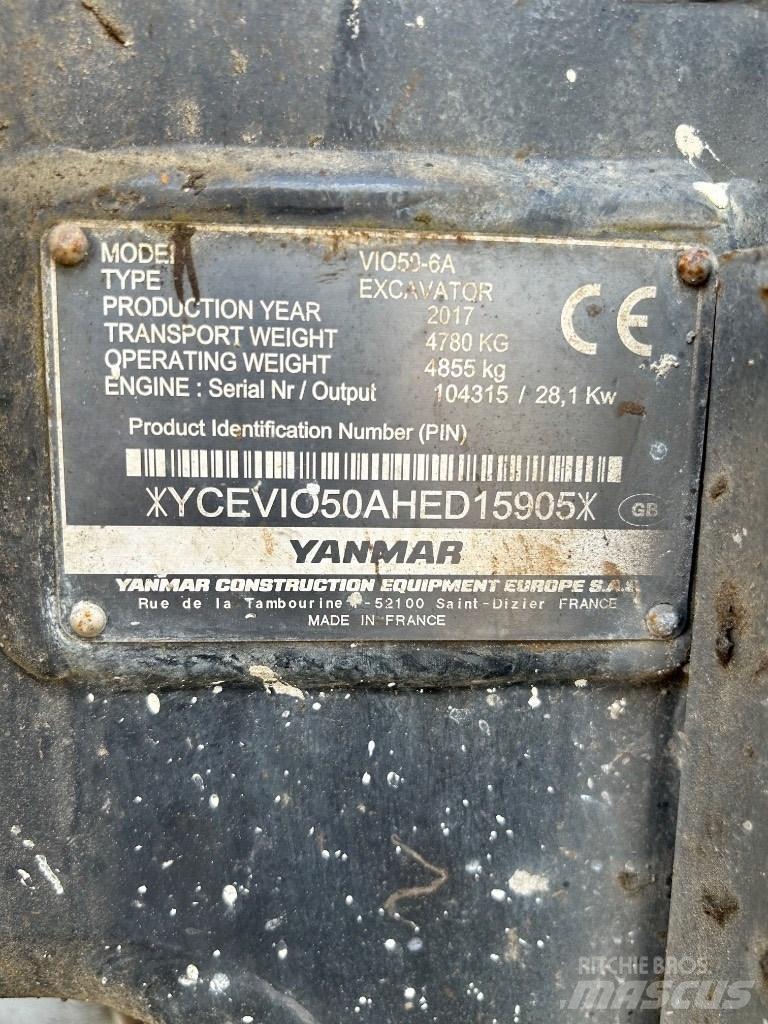 Yanmar VI050 - 6A Mini ekskavatori < 7 t