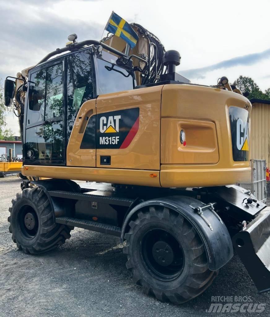 CAT 315 F Ekskavatori uz riteņiem