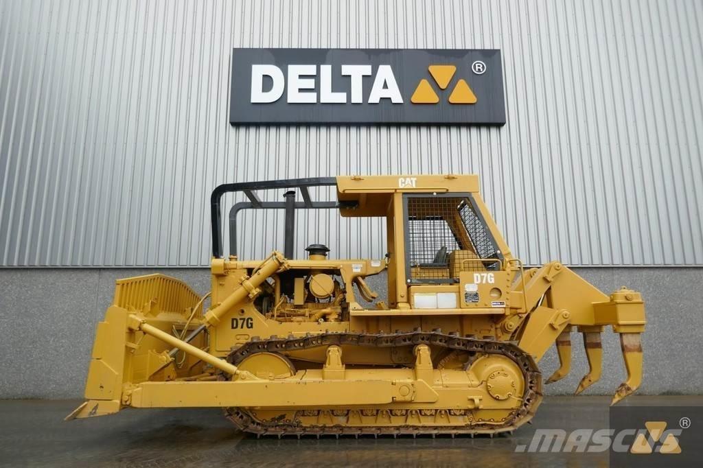 CAT D7G Ex-army Kāpurķēžu buldozeri