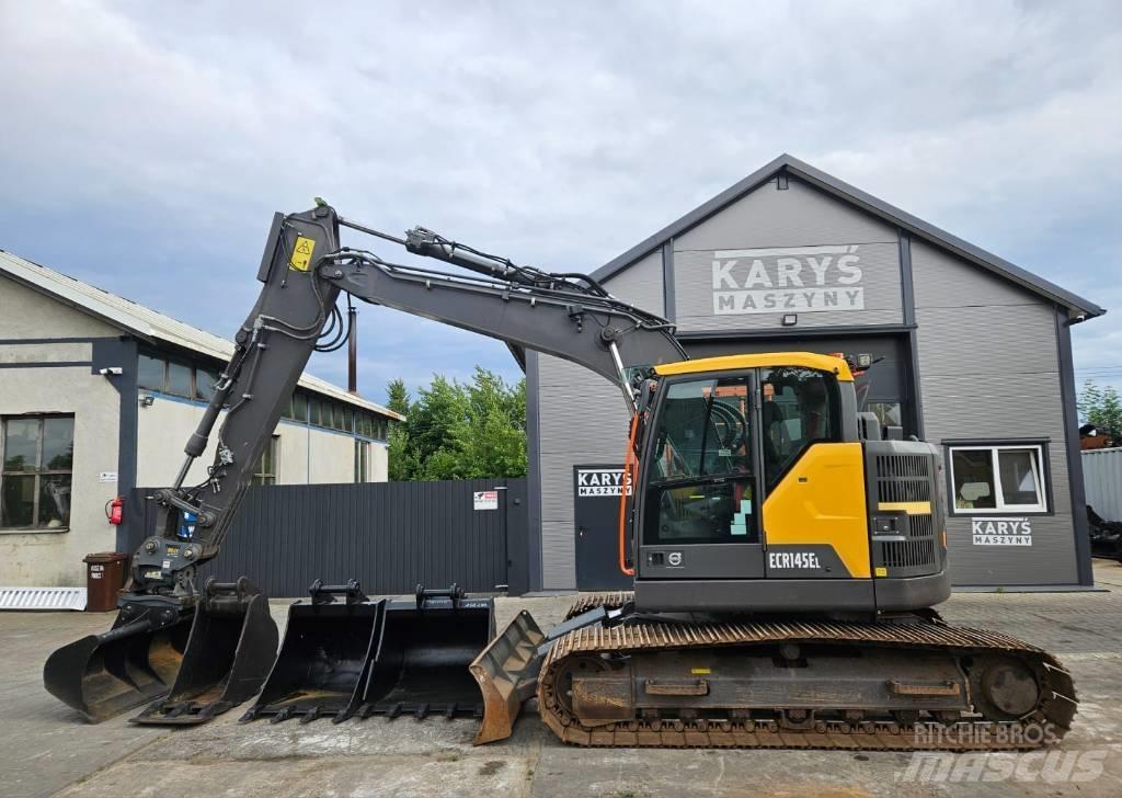 Volvo ECR 145 EL Kāpurķēžu ekskavatori