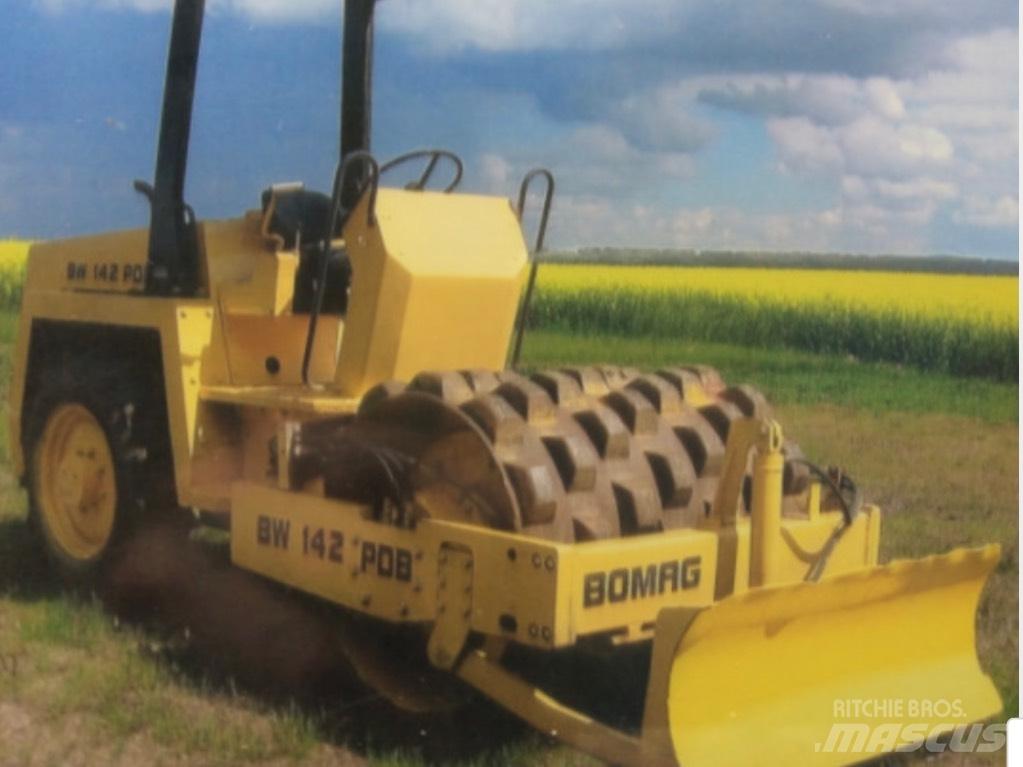 Bomag BW 142 P D B Vienvalča grunts veltņi