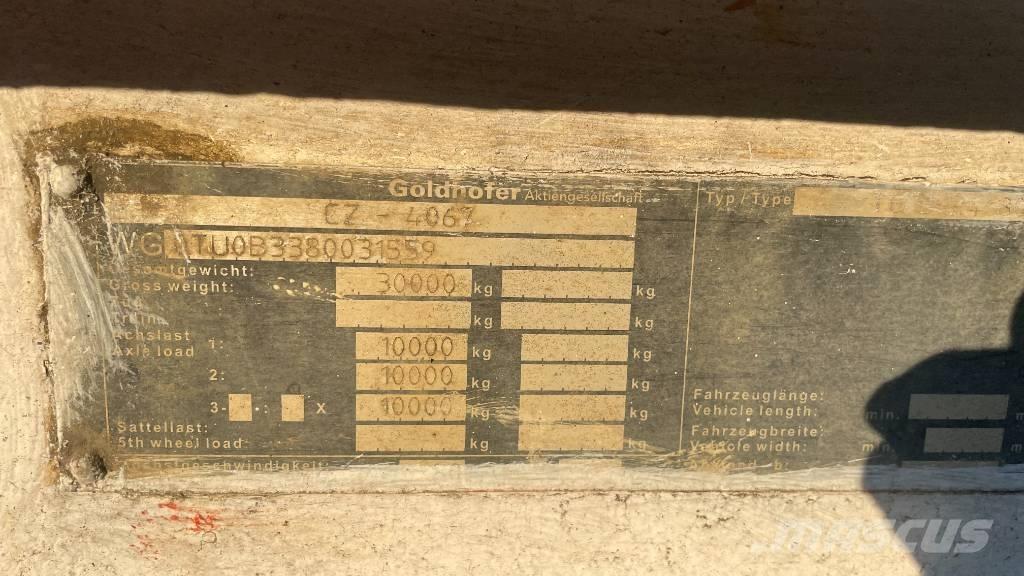 Goldhofer TU 3- 24/80 Zemie treileri