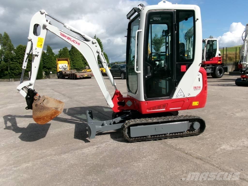 Takeuchi TB 216 Mini ekskavatori < 7 t