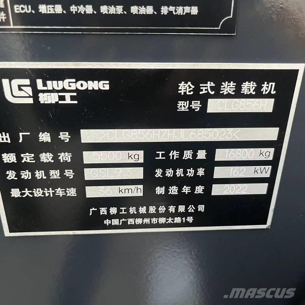 LiuGong 856 H Iekrāvēji uz riteņiem