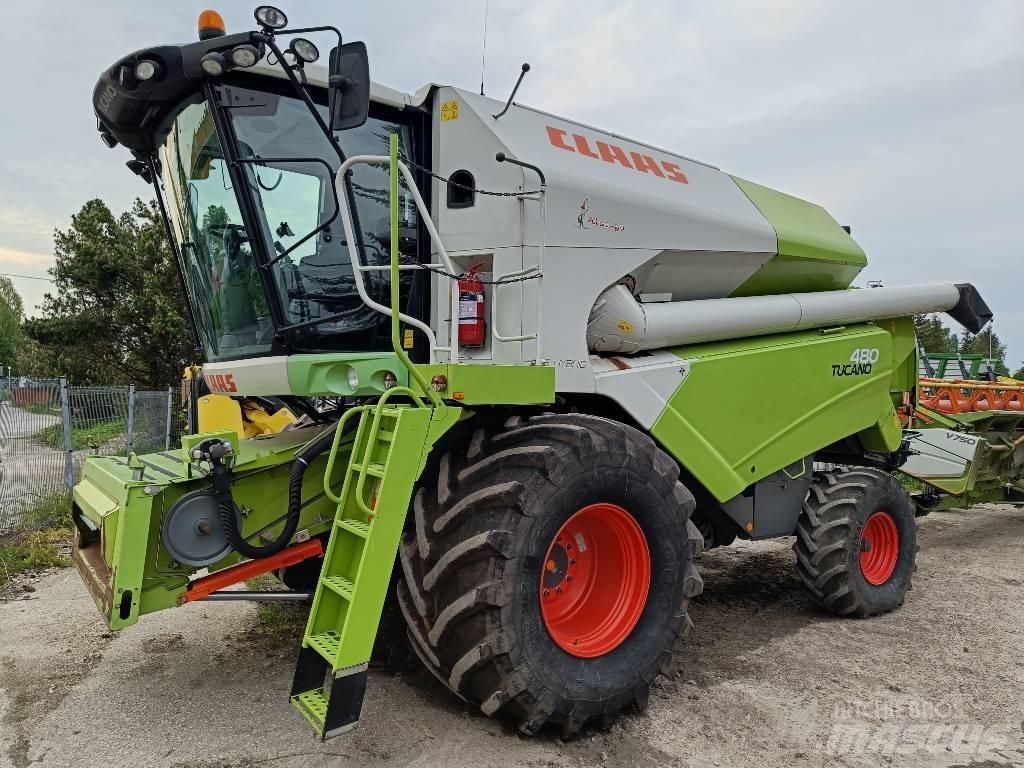 CLAAS Tucano 480 Ražas novākšanas kombaini