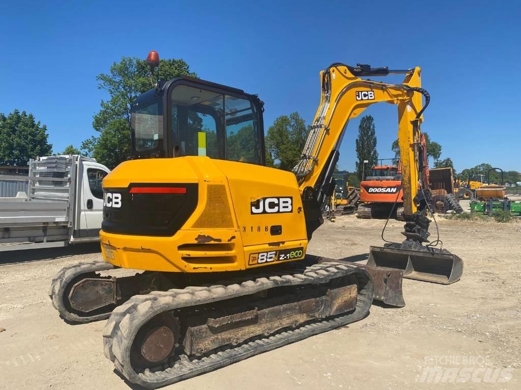 JCB 85 Z-1 Kāpurķēžu ekskavatori
