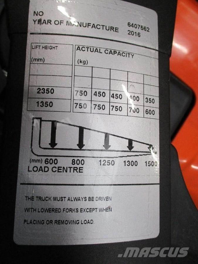 BT SPE120 XR Hidrauliskās stalažas ar platformu