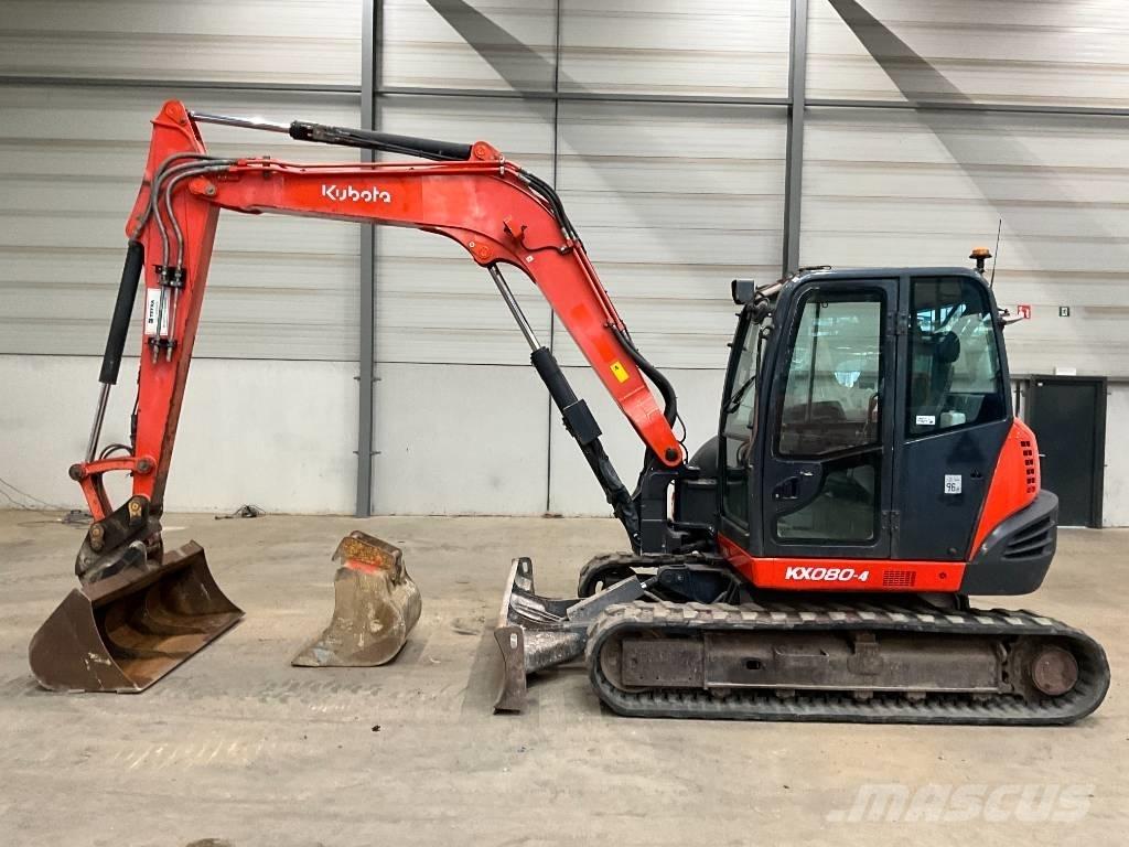 Kubota KX 080-4 Vidēja lieluma ekskavatori 7 t - 12 t