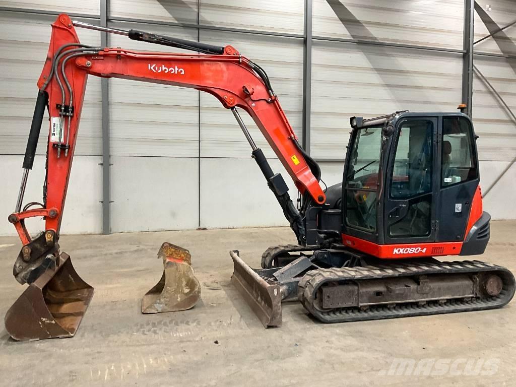 Kubota KX 080-4 Vidēja lieluma ekskavatori 7 t - 12 t