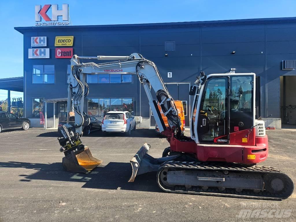 Takeuchi TB 280 FR Vidēja lieluma ekskavatori 7 t - 12 t